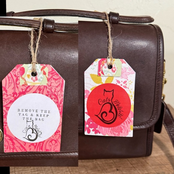 ❤️SOLD❤️Vintage Coach Mahogany Court Bag 9870 - Picture 9 of 10